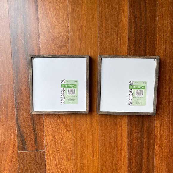 NEW Two Framed Metal Guacamole Prints - 6" Square - Picture 5 of 5